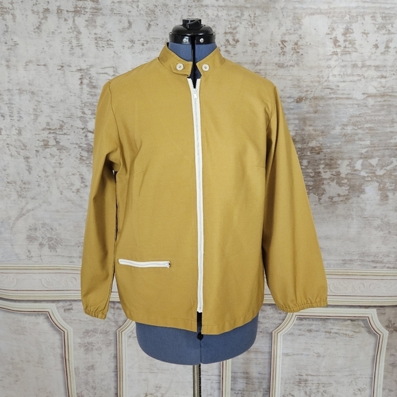 Vintage 1960s Womens Car Club Jacket Cafe Racer Biker Rockabilly Greaser 60s VTG - Picture 4 of 12